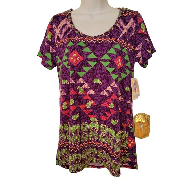 5 LuLaRoe Fall Autumn Theme Multicolor Patterned T Shirts Bundle S Perfect Class - Picture 2 of 15